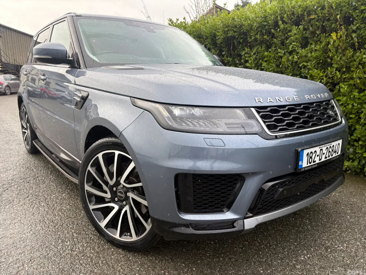 Land Rover Range Rover Sport SUV, Petrol Plug-in Hybrid, 2018, Black