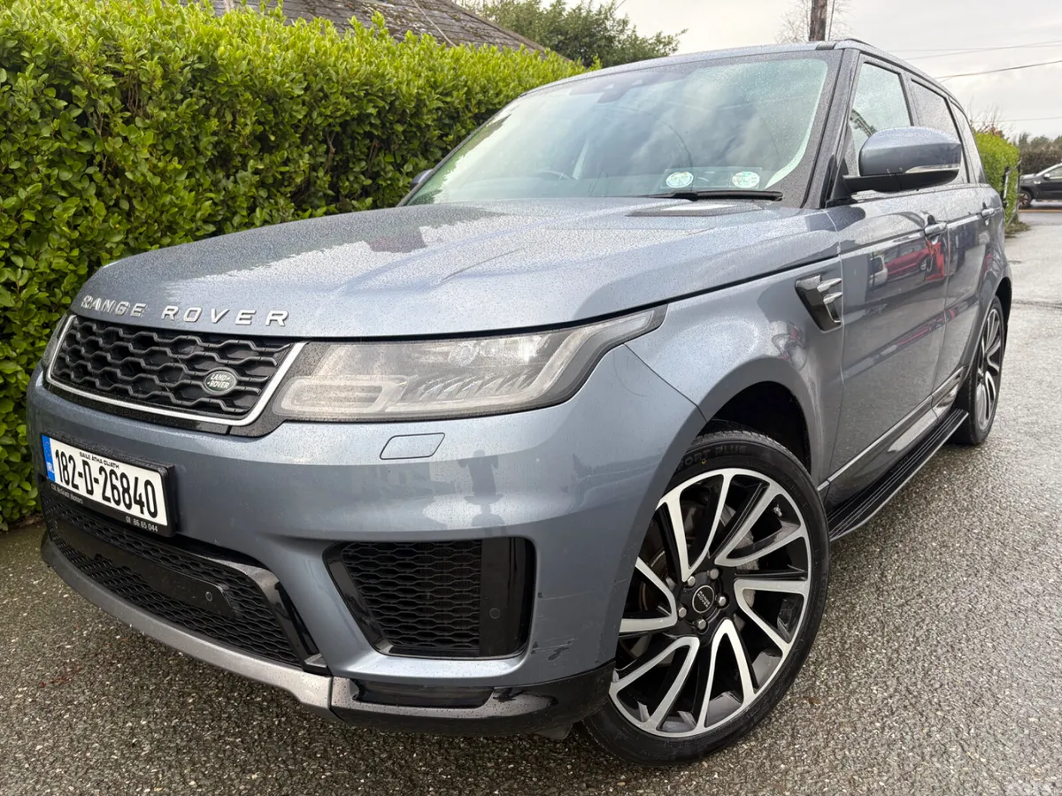 Land Rover Range Rover Sport SUV, Petrol Plug-in Hybrid, 2018, Black