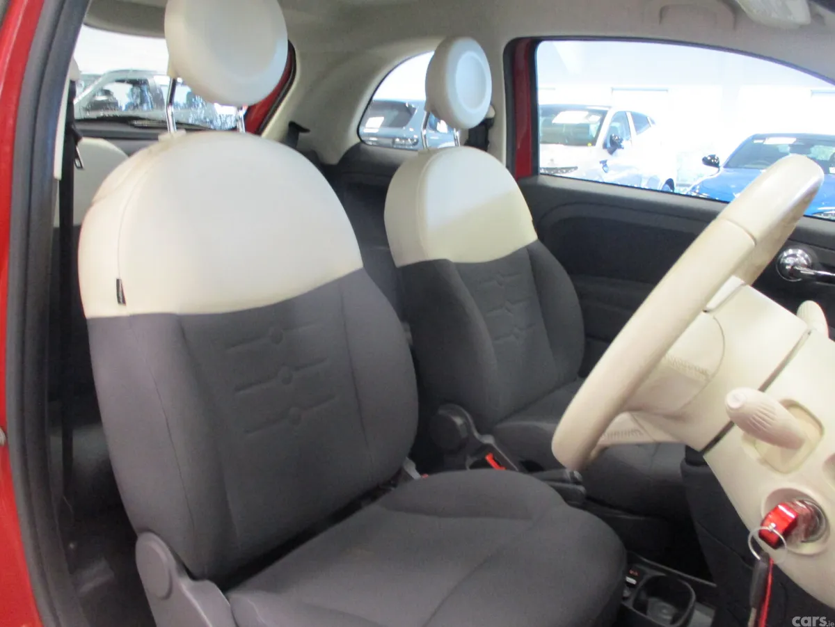 Fiat 500 Hatchback, Petrol, 2014, Red