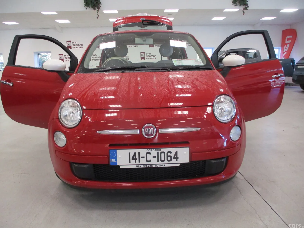 Fiat 500 Hatchback, Petrol, 2014, Red