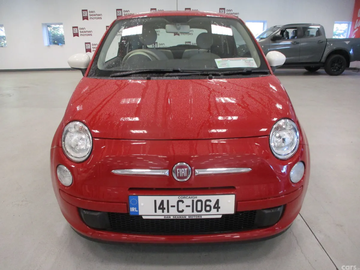 Fiat 500 Hatchback, Petrol, 2014, Red