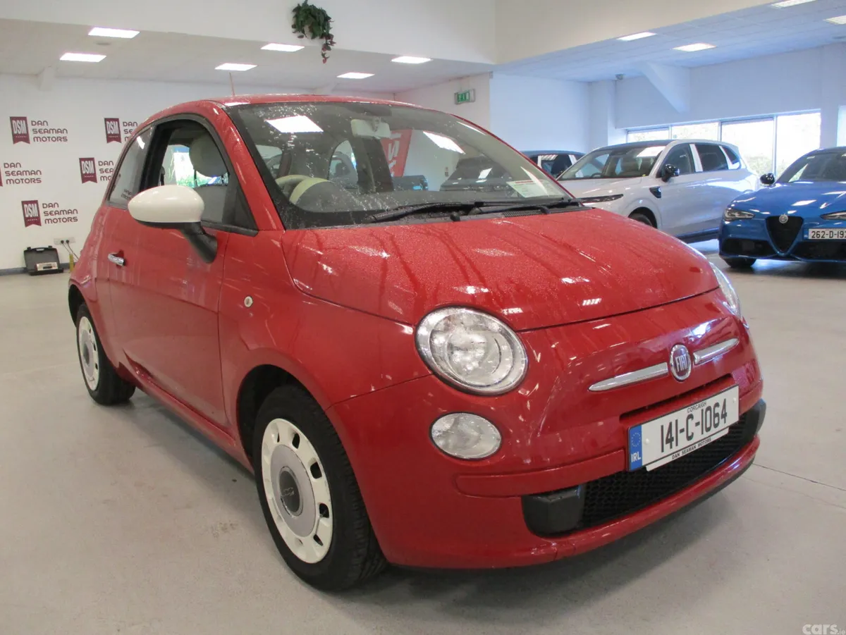 Fiat 500 Hatchback, Petrol, 2014, Red