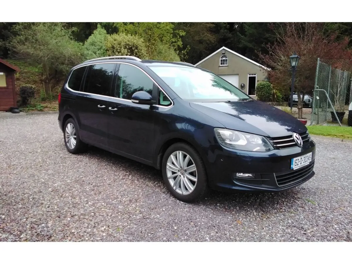 Volkswagen Sharan MPV, Petrol, 2015, Blue