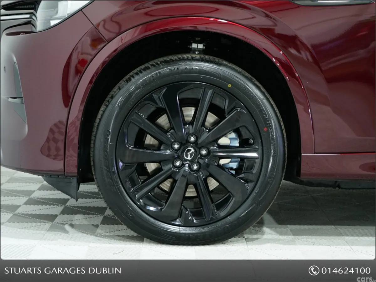 Mazda CX-80 SUV, Petrol Plug-in Hybrid, 2026, Red