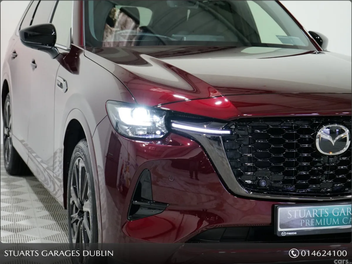 Mazda CX-80 SUV, Petrol Plug-in Hybrid, 2026, Red