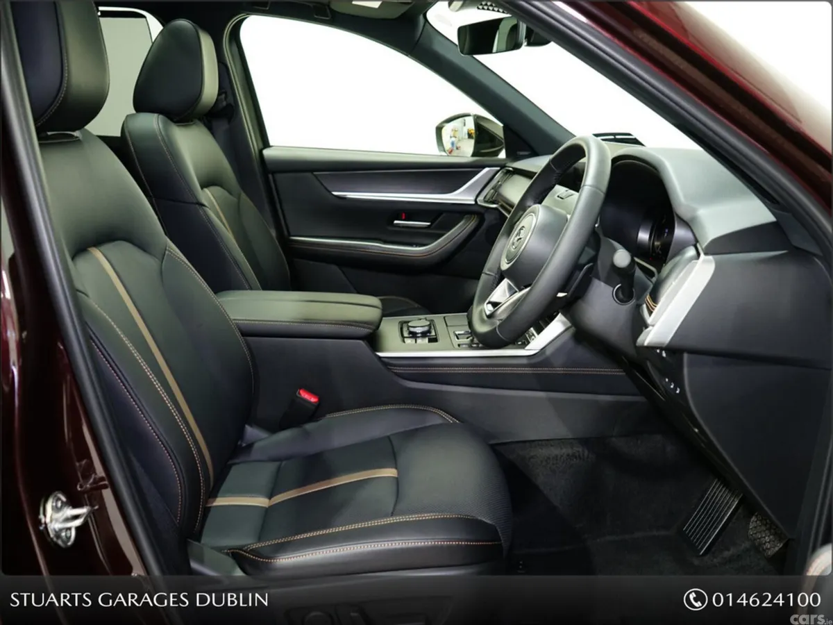 Mazda CX-80 SUV, Petrol Plug-in Hybrid, 2026, Red
