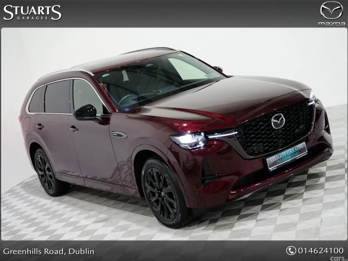 Mazda CX-80 SUV, Petrol Plug-in Hybrid, 2026, Red