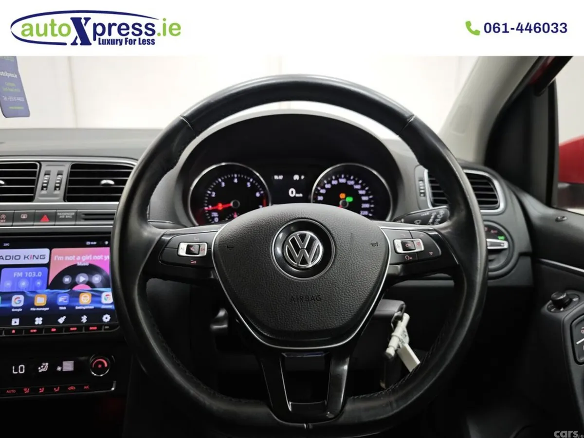 Volkswagen Polo Hatchback, Petrol, 2017, Red