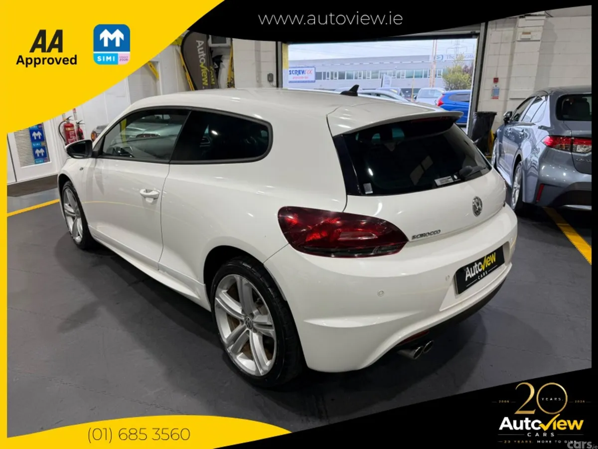Volkswagen Scirocco Hatchback, Petrol, 2013, White
