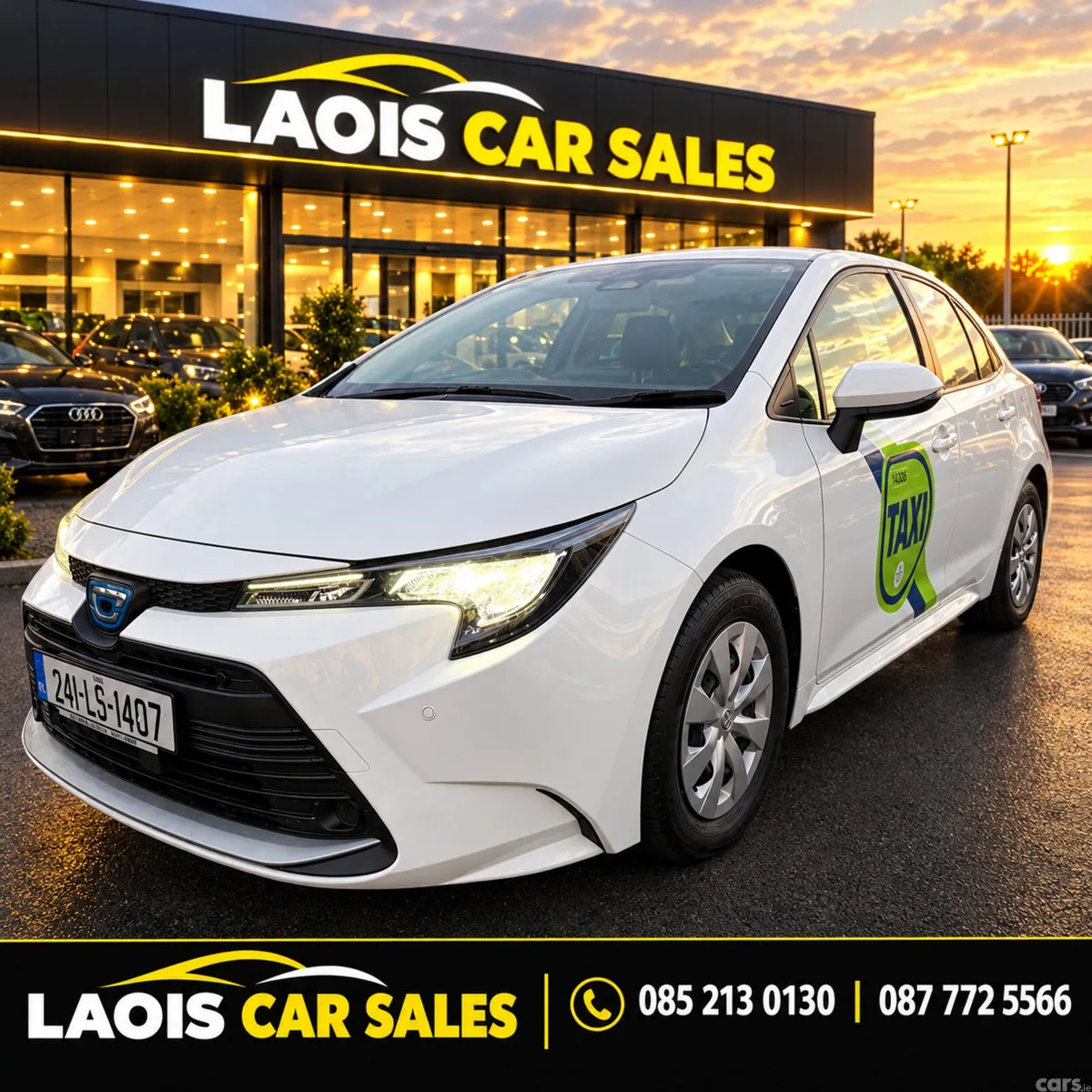 Toyota Corolla Saloon, Petrol Hybrid, 2024, White