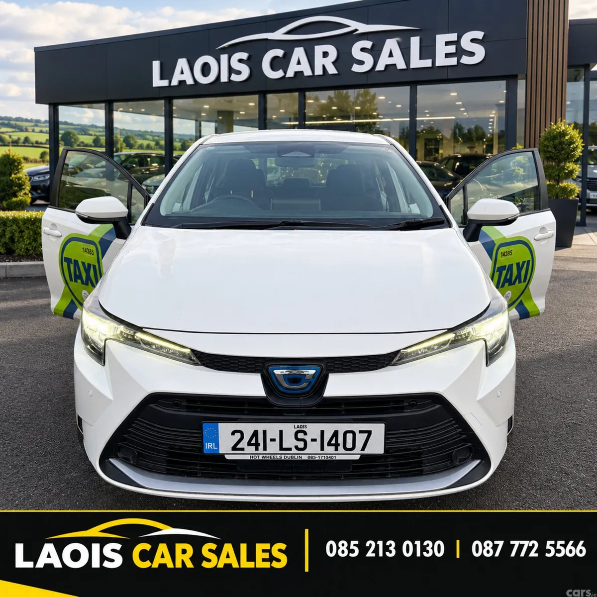 Toyota Corolla Saloon, Petrol Hybrid, 2024, White