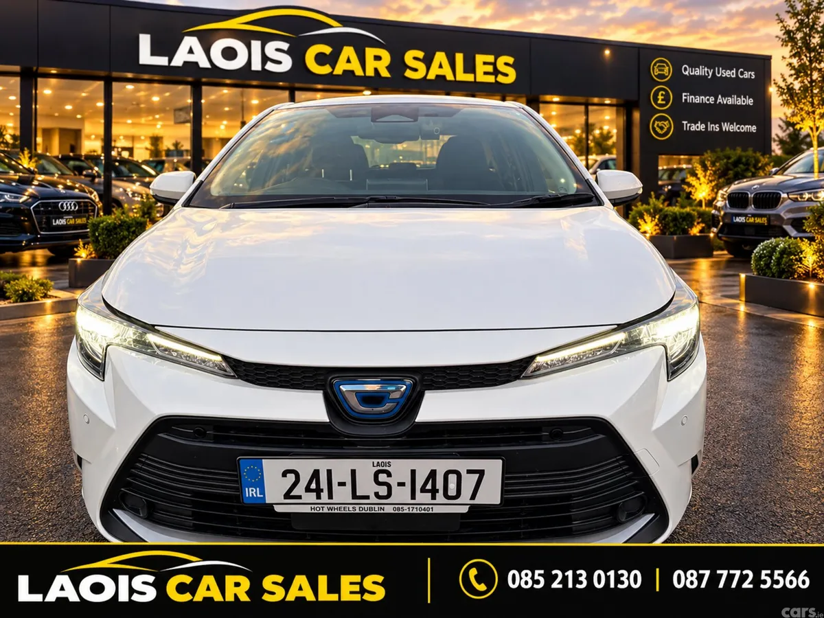 Toyota Corolla Saloon, Petrol Hybrid, 2024, White