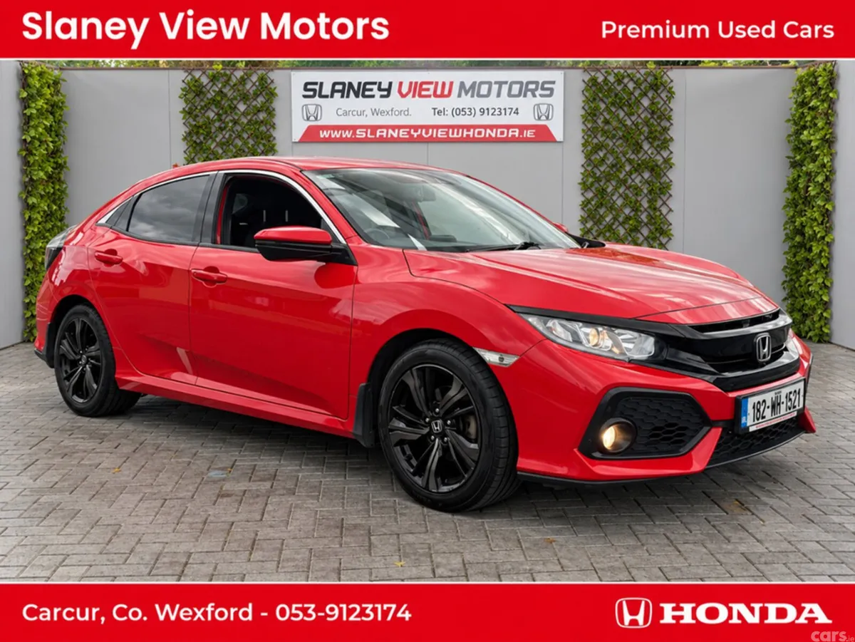 Honda Civic Hatchback, Petrol, 2018, Red
