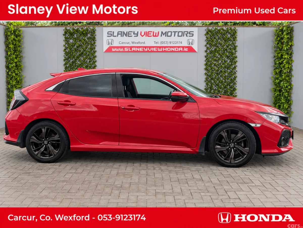 Honda Civic Hatchback, Petrol, 2018, Red