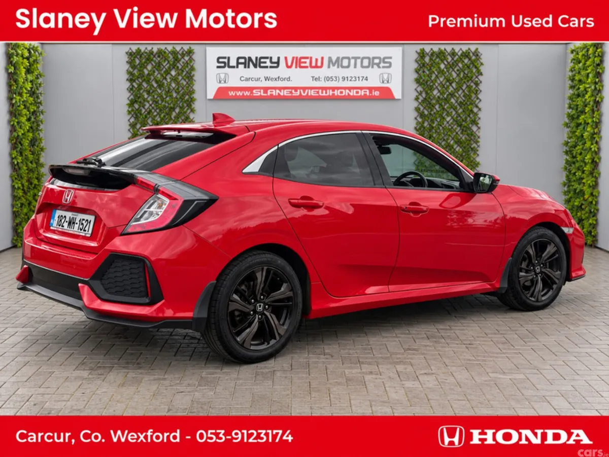 Honda Civic Hatchback, Petrol, 2018, Red