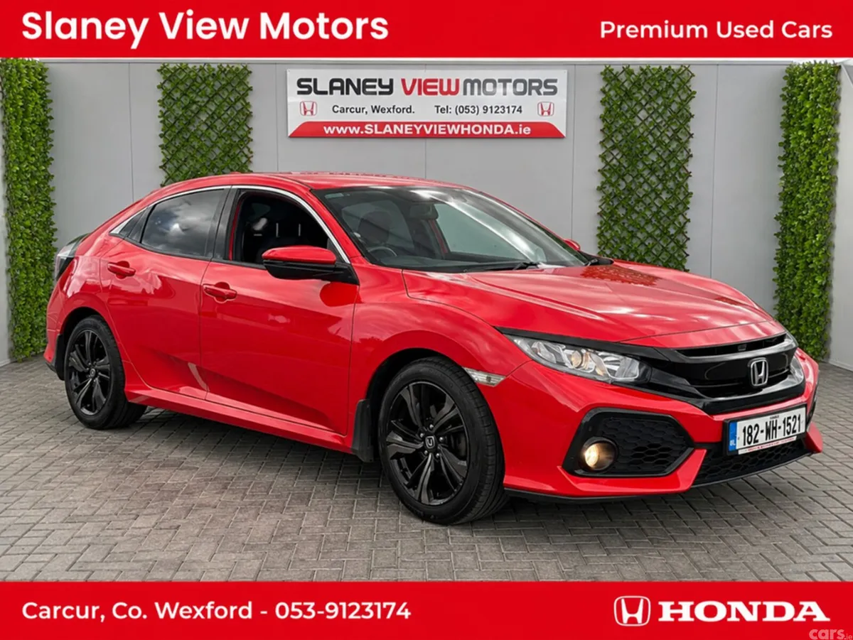 Honda Civic Hatchback, Petrol, 2018, Red