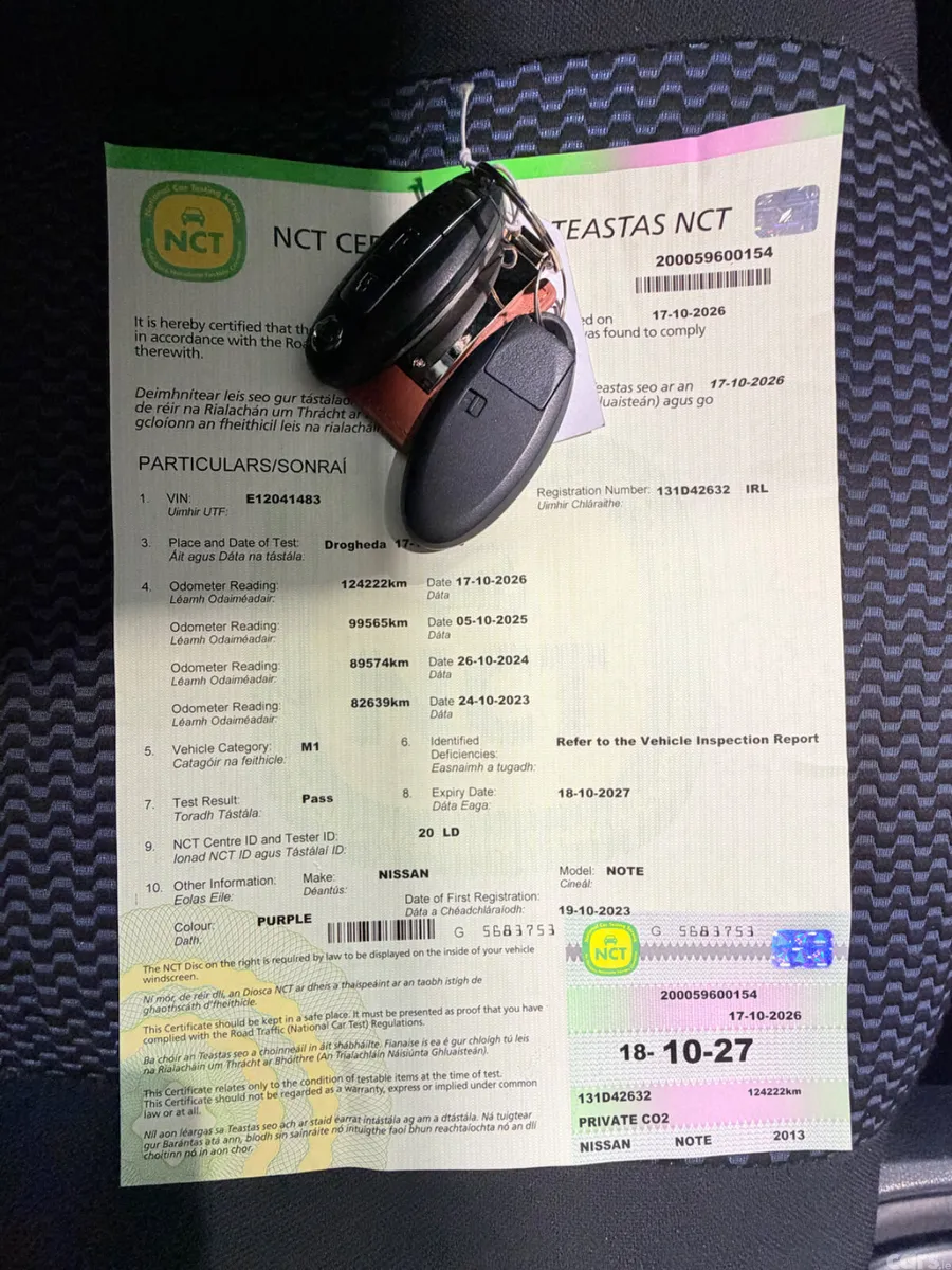 Nissan Note 2013 - Automatic Fresh NCT, Balbriggan