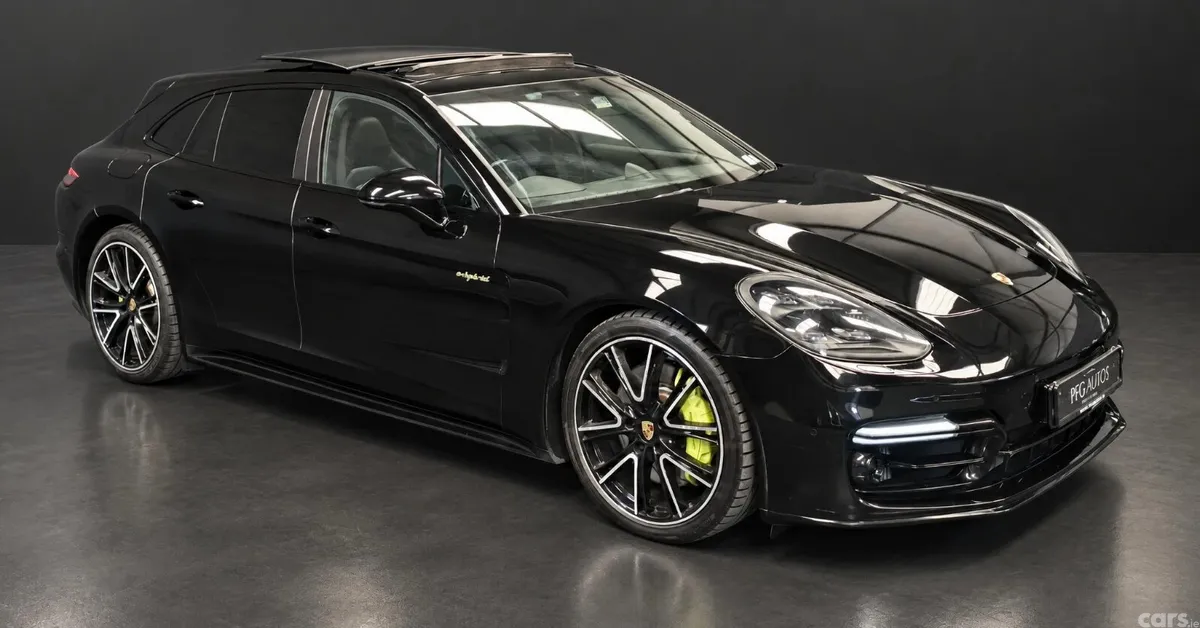 Porsche Panamera Estate, Petrol Plug-in Hybrid, 2018, Black