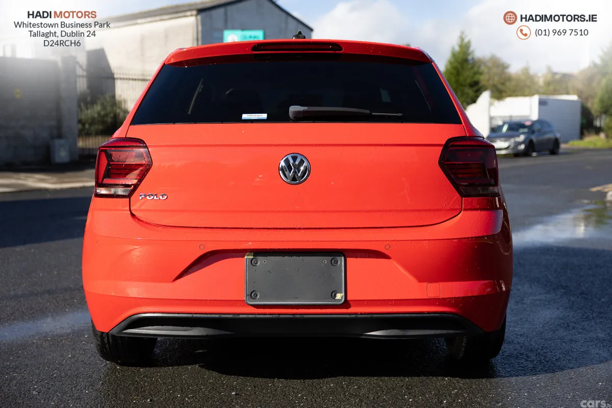 Volkswagen Polo Hatchback, Petrol, 2018, Red