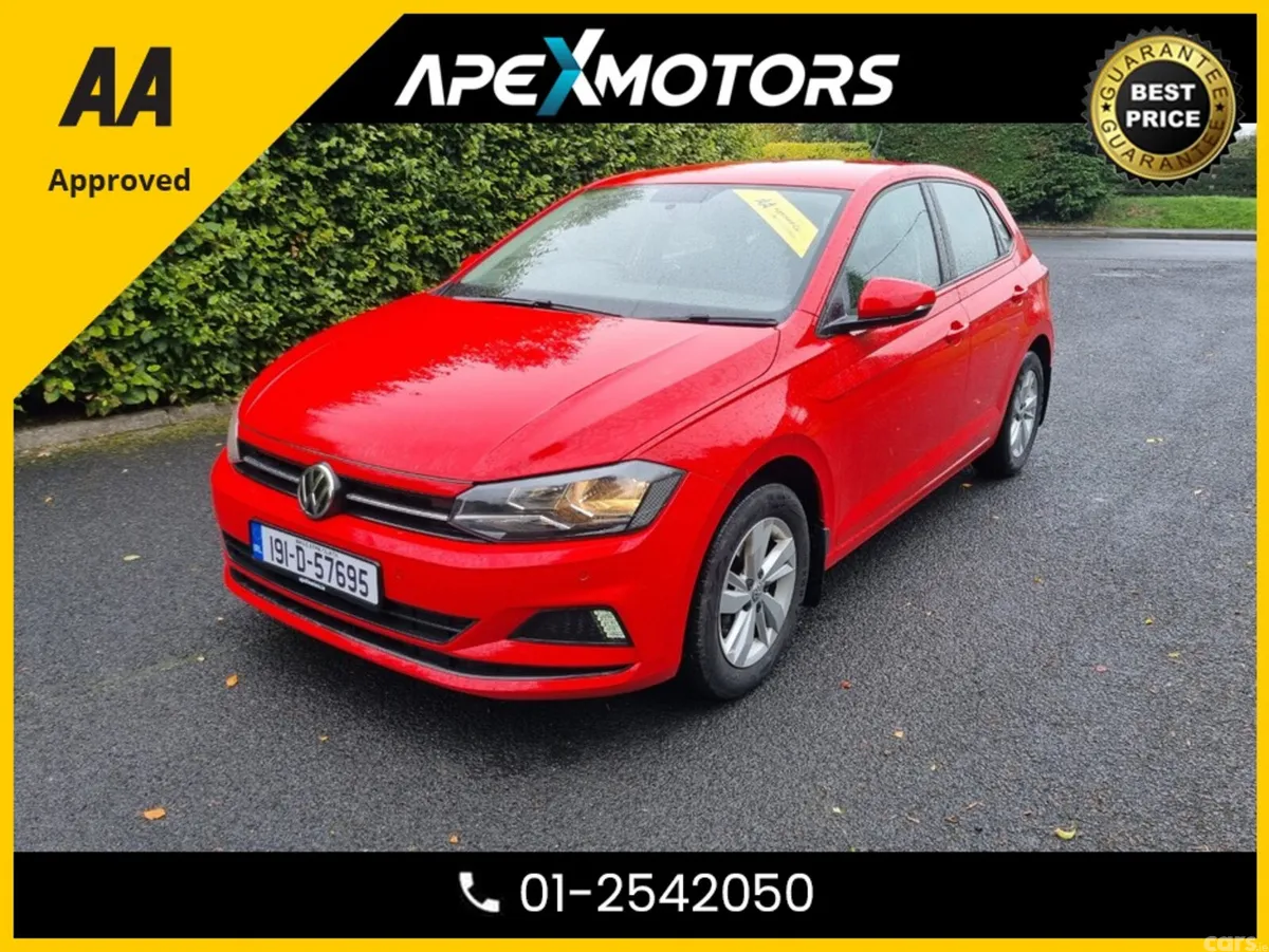 Volkswagen Polo Hatchback, Petrol, 2019, Red
