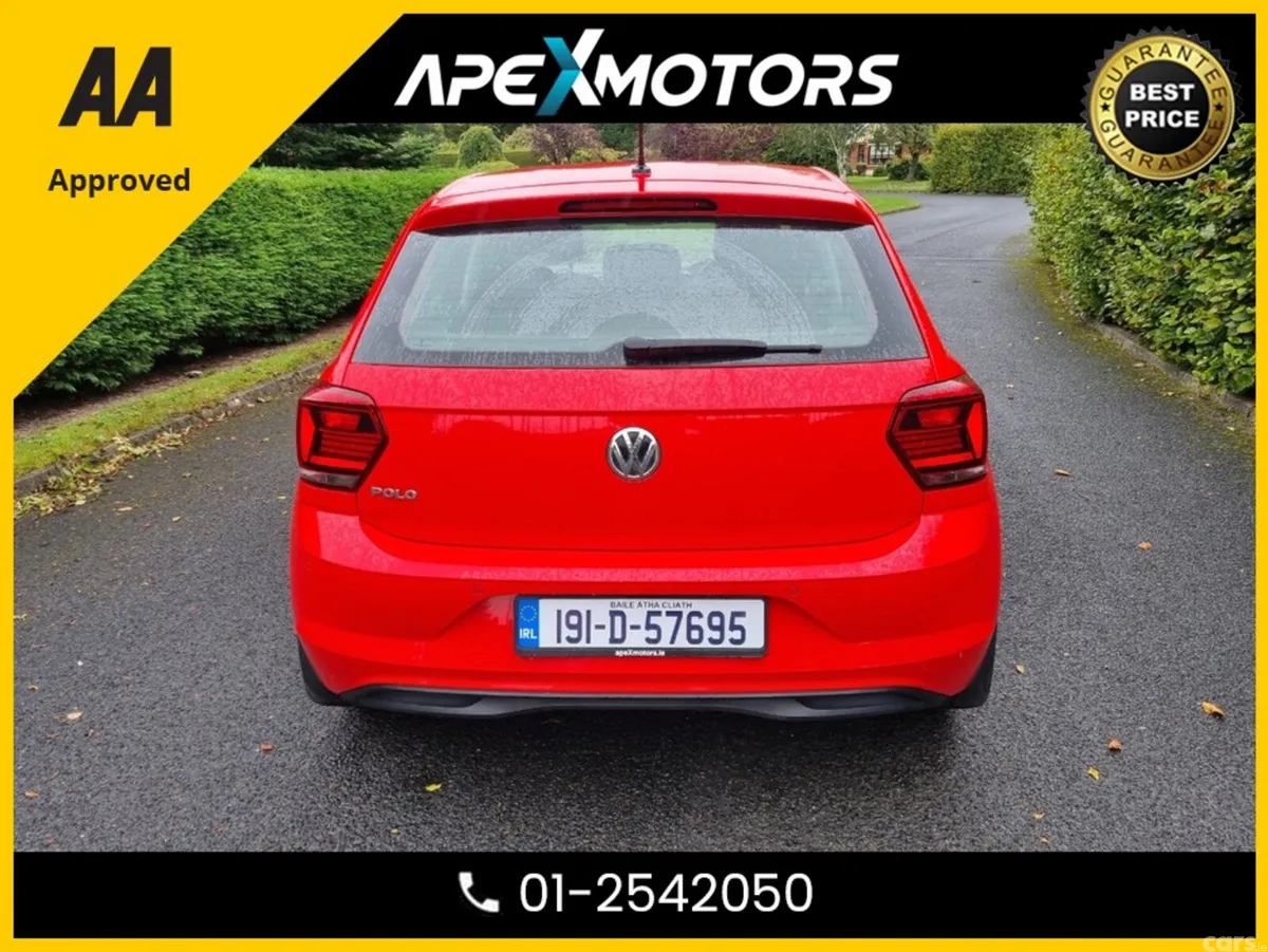 Volkswagen Polo Hatchback, Petrol, 2019, Red