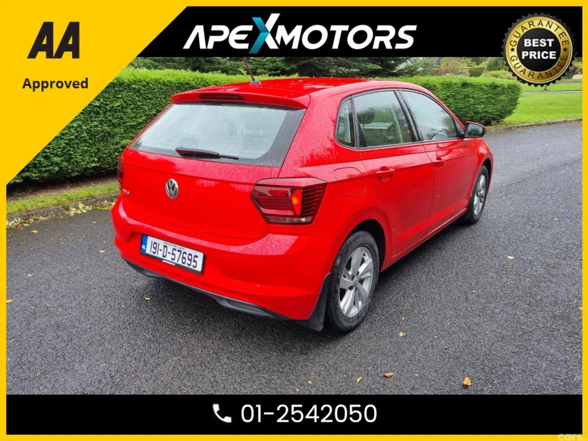 Volkswagen Polo Hatchback, Petrol, 2019, Red