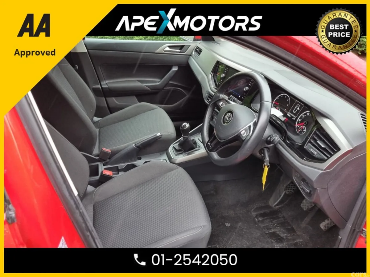 Volkswagen Polo Hatchback, Petrol, 2019, Red