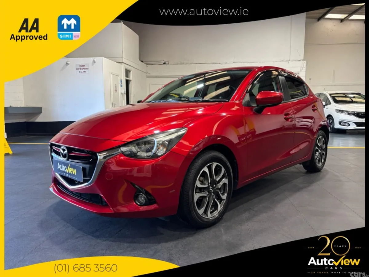 Mazda Demio Hatchback, Diesel, 2016, Red