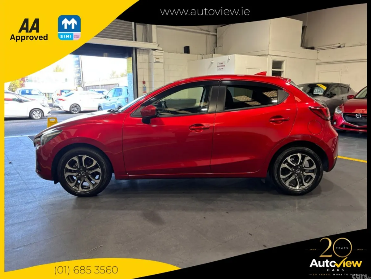 Mazda Demio Hatchback, Diesel, 2016, Red