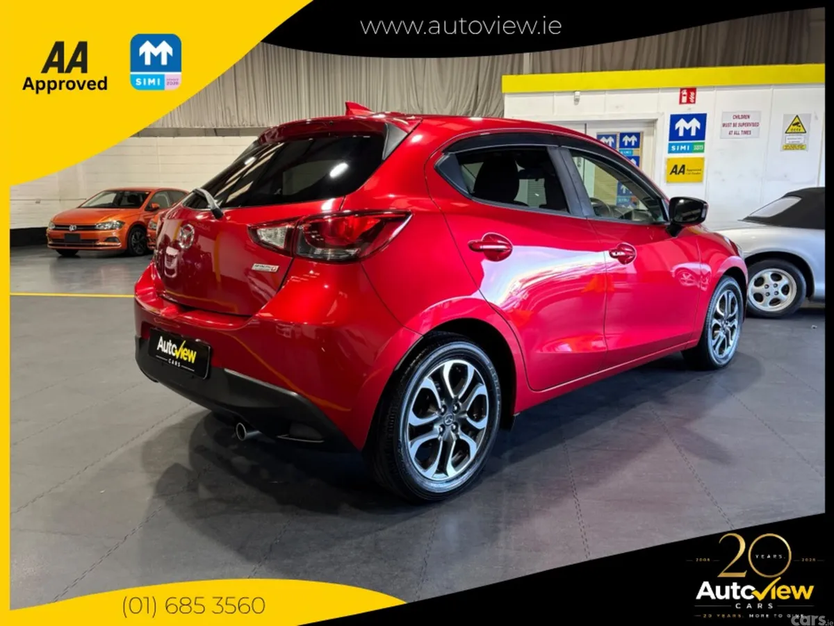 Mazda Demio Hatchback, Diesel, 2016, Red