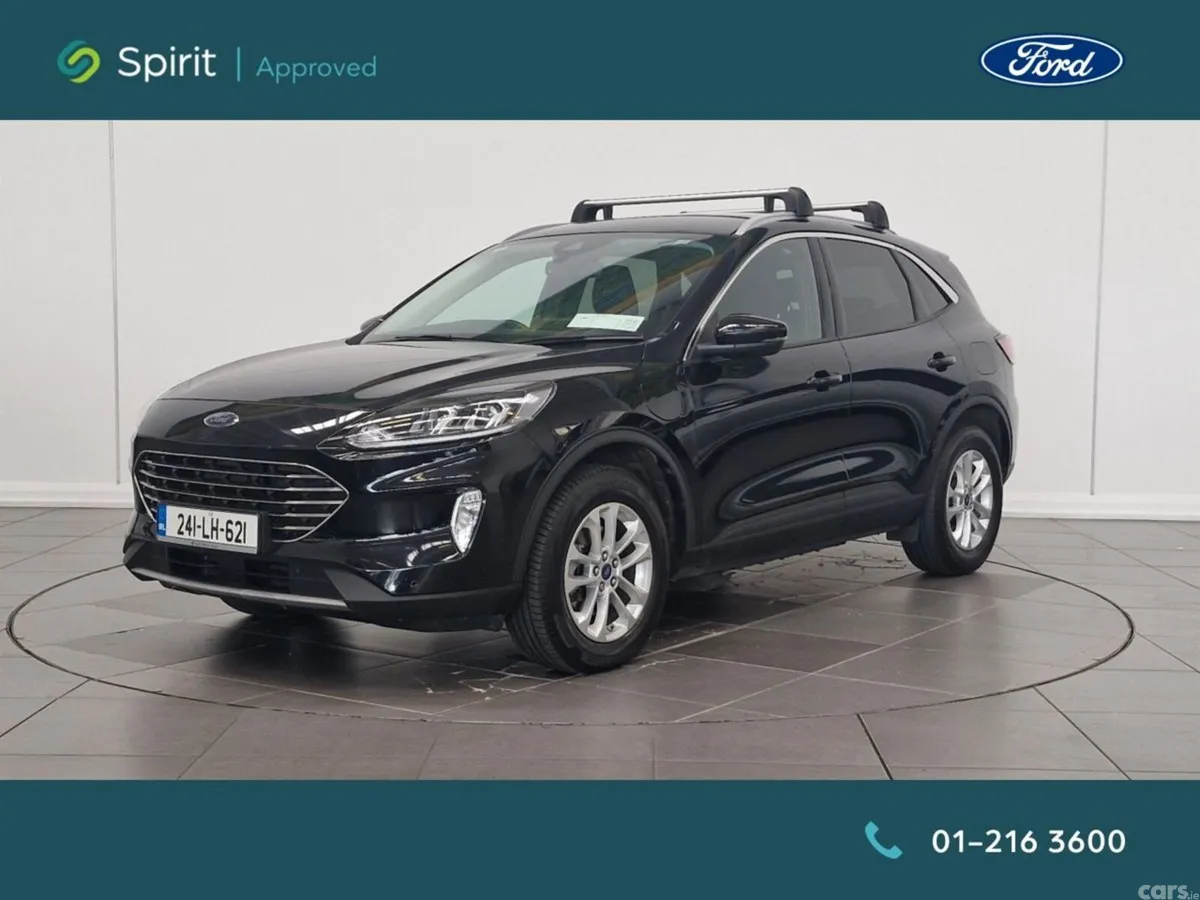 Ford Kuga SUV, Petrol Plug-in Hybrid, 2024, Black