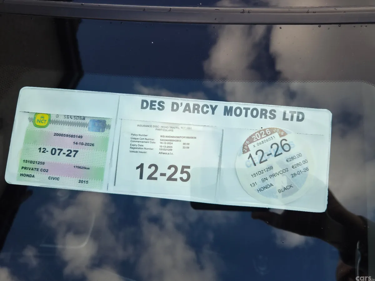 Honda Civic Hatchback, Petrol, 2015, Black