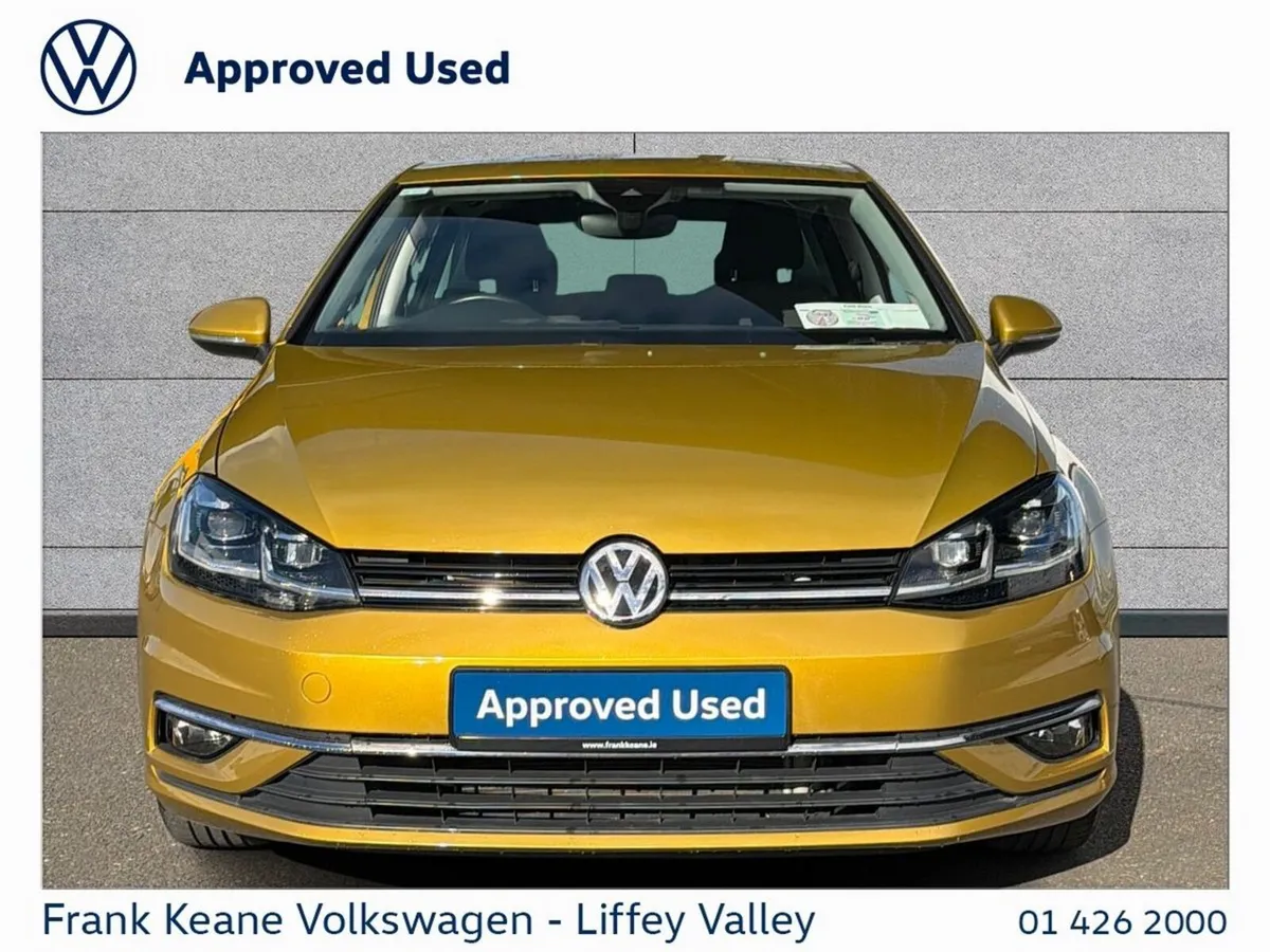 Volkswagen Golf Hatchback, Petrol, 2018, Yellow