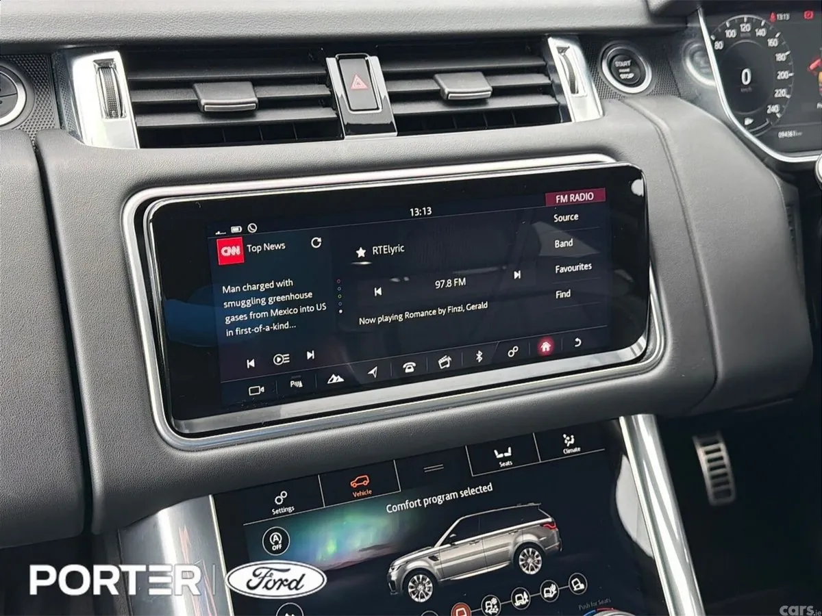 Land Rover Range Rover Sport SUV, Petrol Plug-in Hybrid, 2021, Black