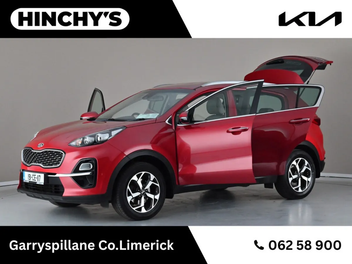 Kia Sportage SUV, Diesel, 2019, Red