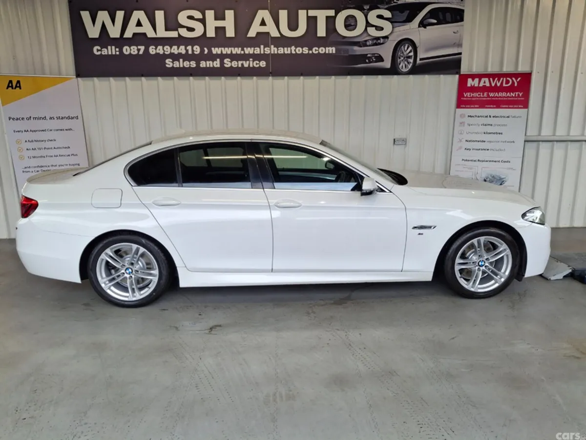 BMW 5-Series Saloon, Diesel, 2016, White