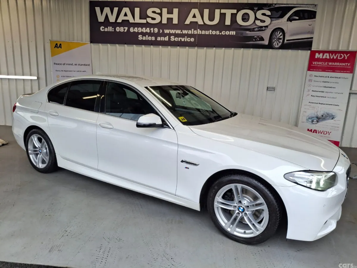 BMW 5-Series Saloon, Diesel, 2016, White