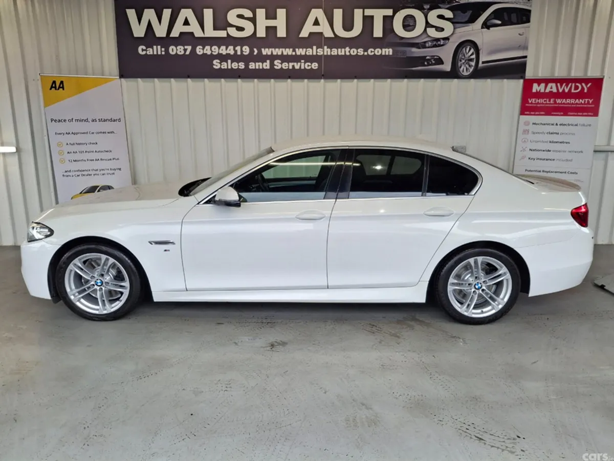BMW 5-Series Saloon, Diesel, 2016, White