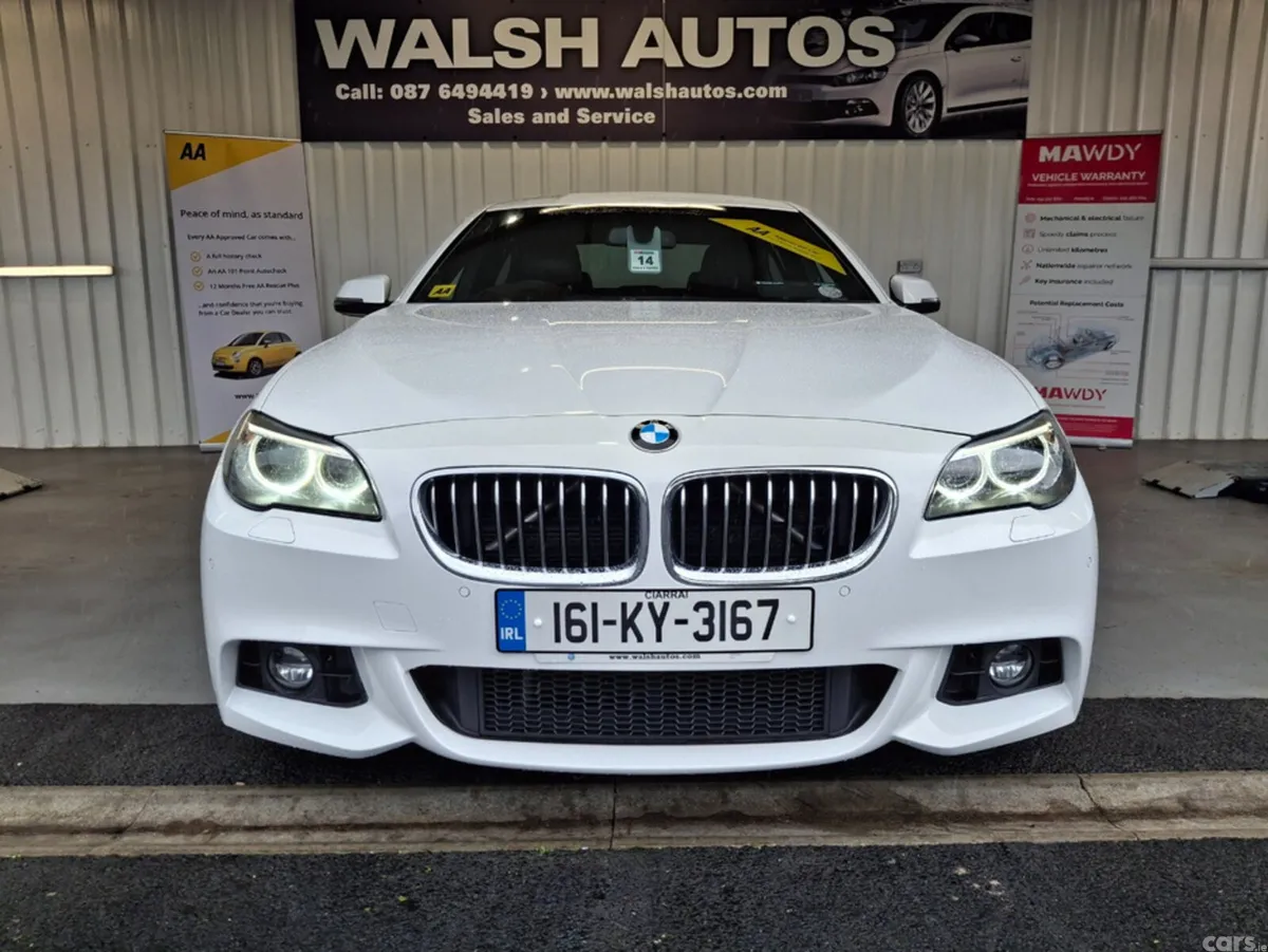 BMW 5-Series Saloon, Diesel, 2016, White