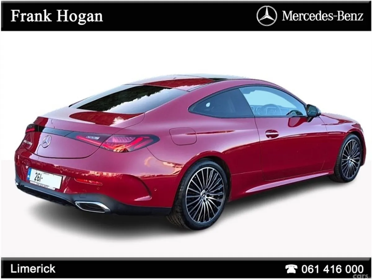 Mercedes-Benz CLE Coupe, Diesel Hybrid, 2026, Red