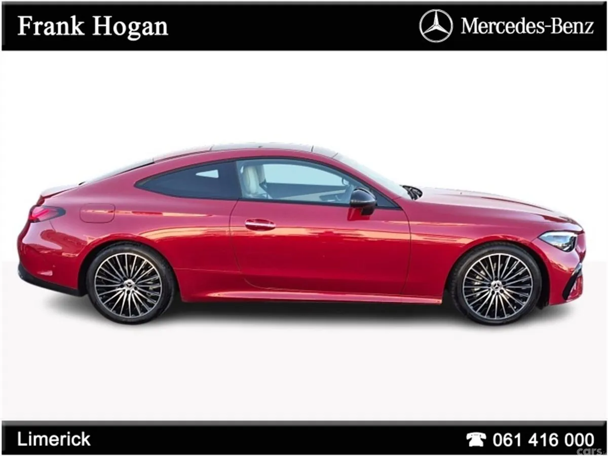 Mercedes-Benz CLE Coupe, Diesel Hybrid, 2026, Red