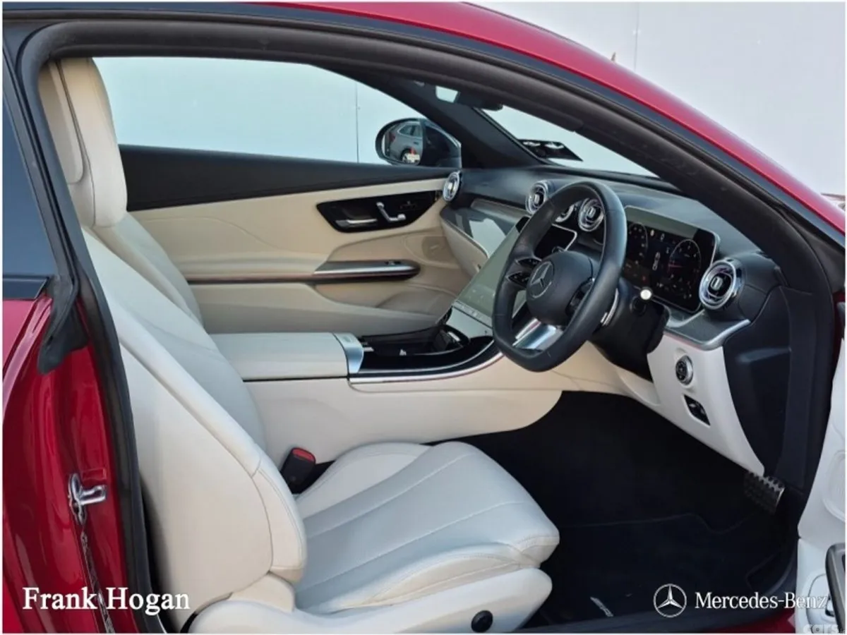 Mercedes-Benz CLE Coupe, Diesel Hybrid, 2026, Red