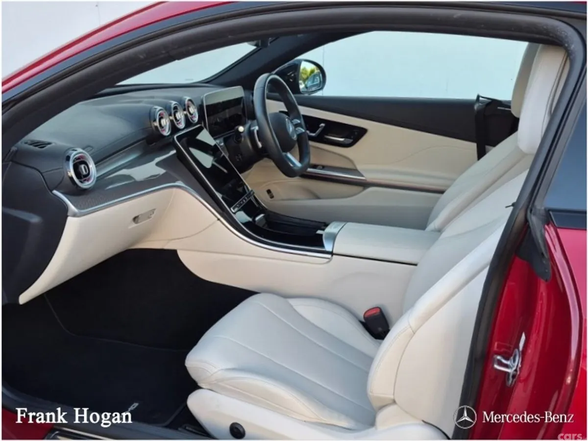 Mercedes-Benz CLE Coupe, Diesel Hybrid, 2026, Red