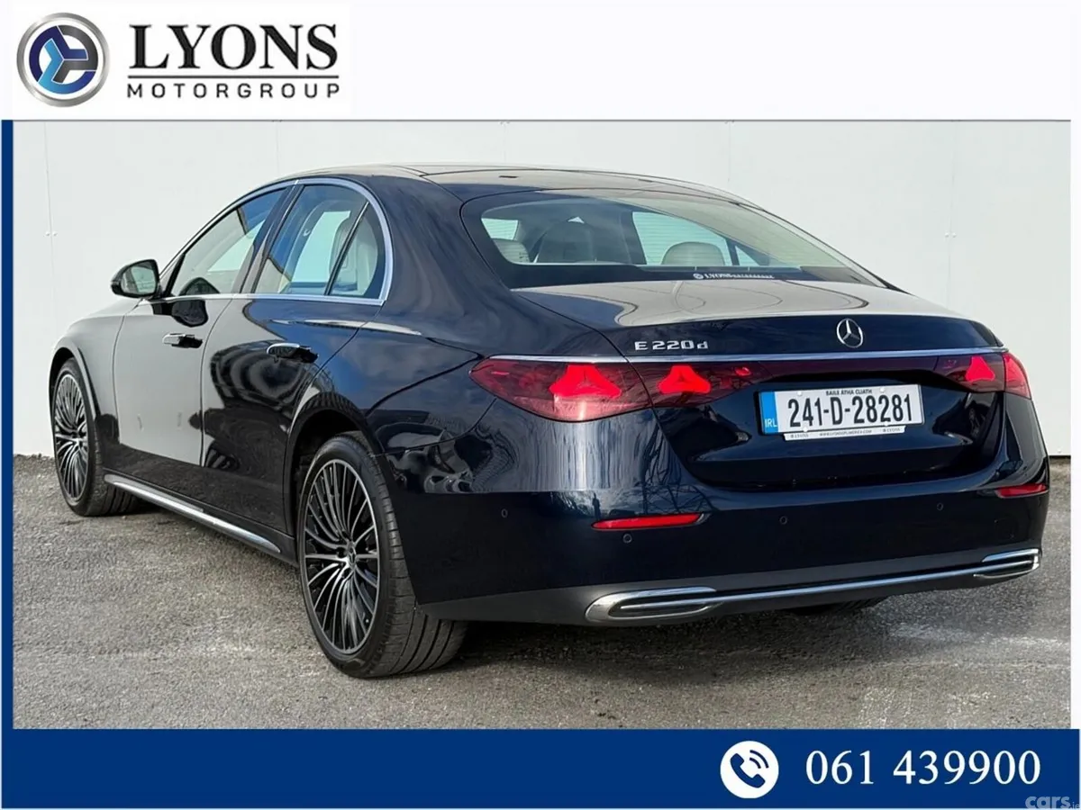 Mercedes-Benz E-Class Saloon, Diesel Hybrid, 2024, Blue