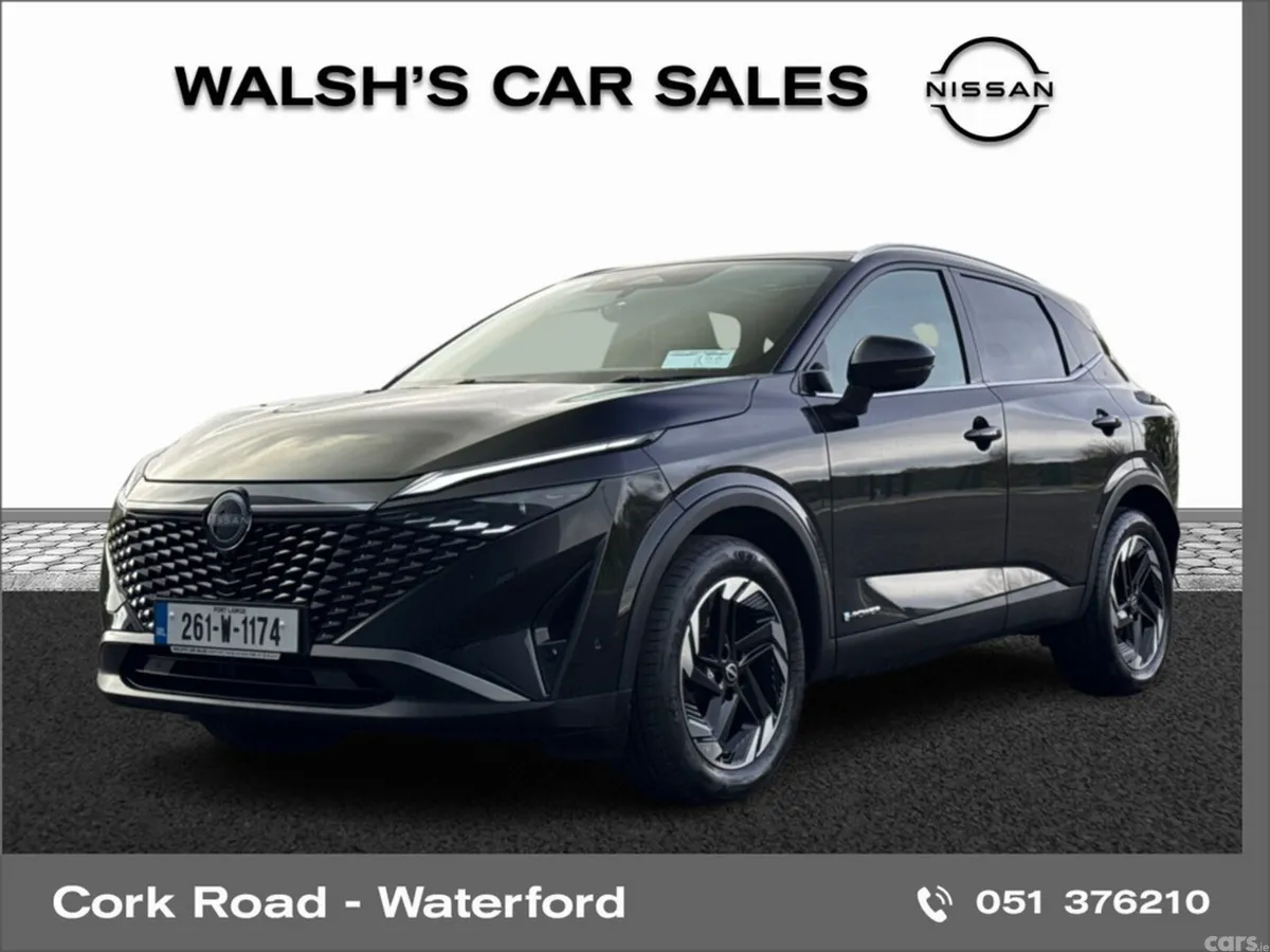 Nissan Qashqai SUV, Petrol Hybrid, 2026, Black