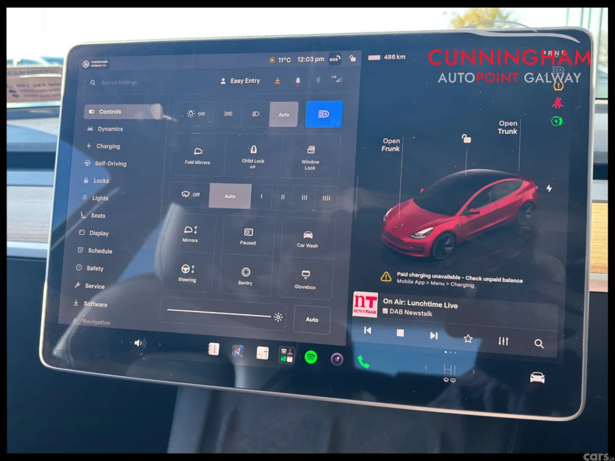 Tesla Model 3 Saloon, Electric, 2023, Red