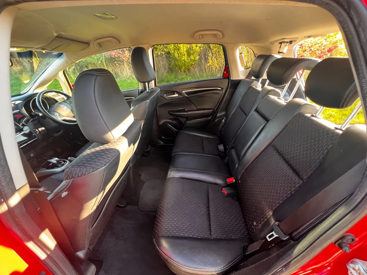 Honda Fit Hatchback, Petrol Hybrid, 2015, Red