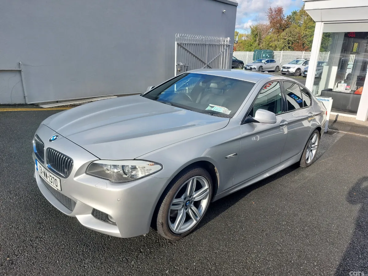 BMW 5-Series Saloon, Diesel, 2013, Silver