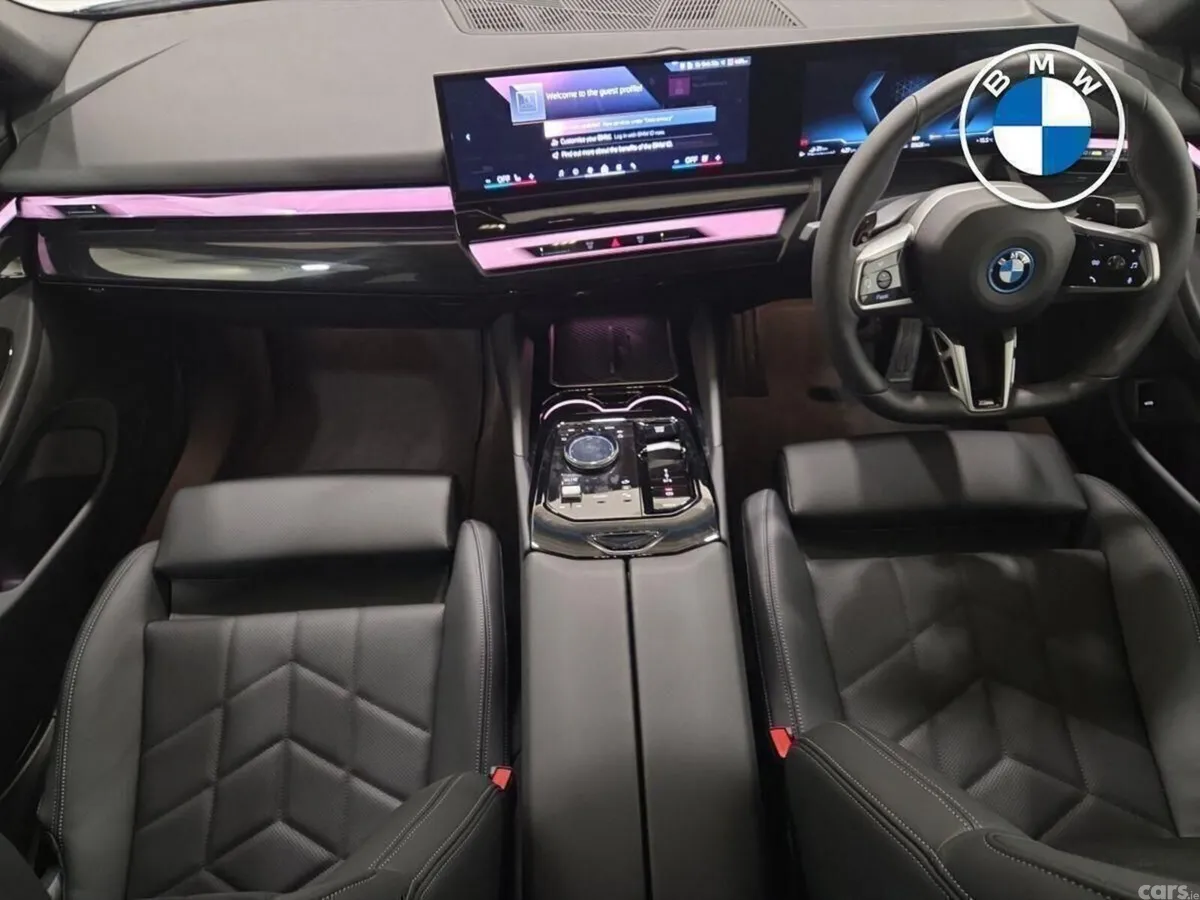 BMW 5-Series Saloon, Petrol Plug-in Hybrid, 2025, White
