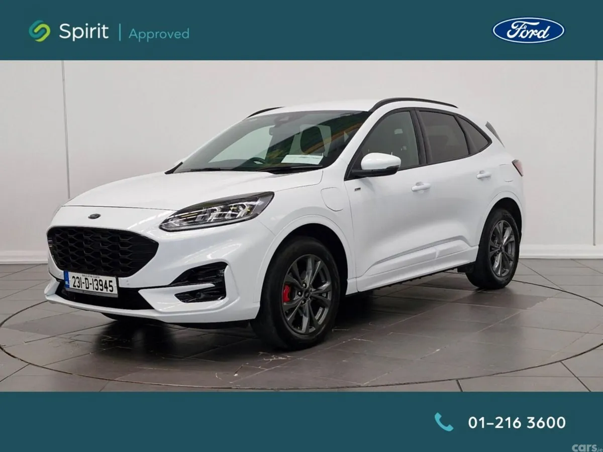 Ford Kuga SUV, Petrol Plug-in Hybrid, 2023, White